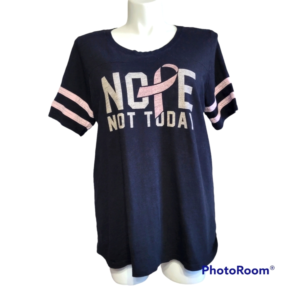 Torrid scoop neck Breast Cancer awareness tee